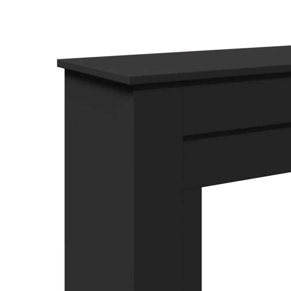 vidaXL Accesorios Para Hornos De Leña Y Chimeneas-Borde de chimenea madera ingeniería 90x30x90 cm