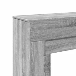 vidaXL Borde de chimenea madera ingeniería 100x30x87,5 cm Gris sonoma Outlet