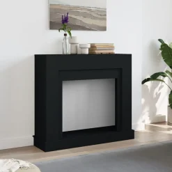 vidaXL Accesorios Para Hornos De Leña Y Chimeneas-Borde de chimenea madera ingeniería 100x30x87,5 cm
