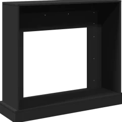 vidaXL Accesorios Para Hornos De Leña Y Chimeneas-Borde de chimenea madera ingeniería 100x30x87,5 cm