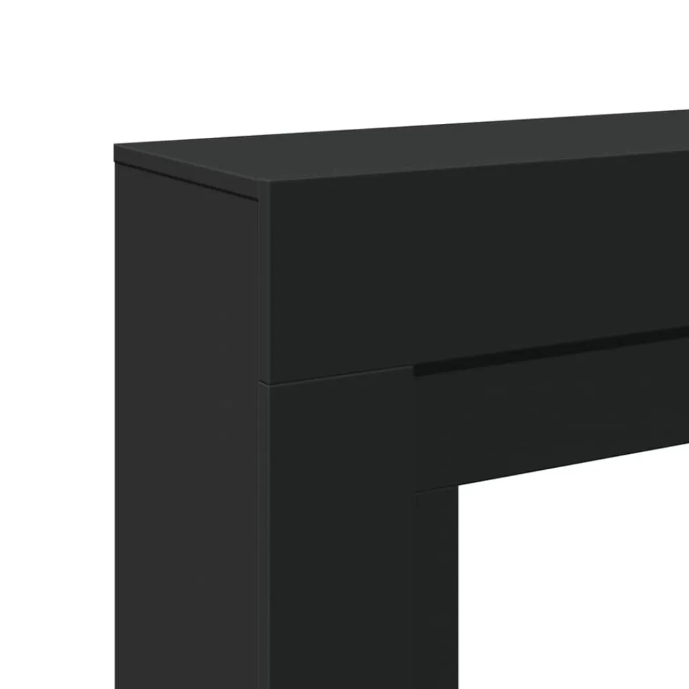 vidaXL Accesorios Para Hornos De Leña Y Chimeneas-Borde de chimenea madera ingeniería 100x30x87,5 cm