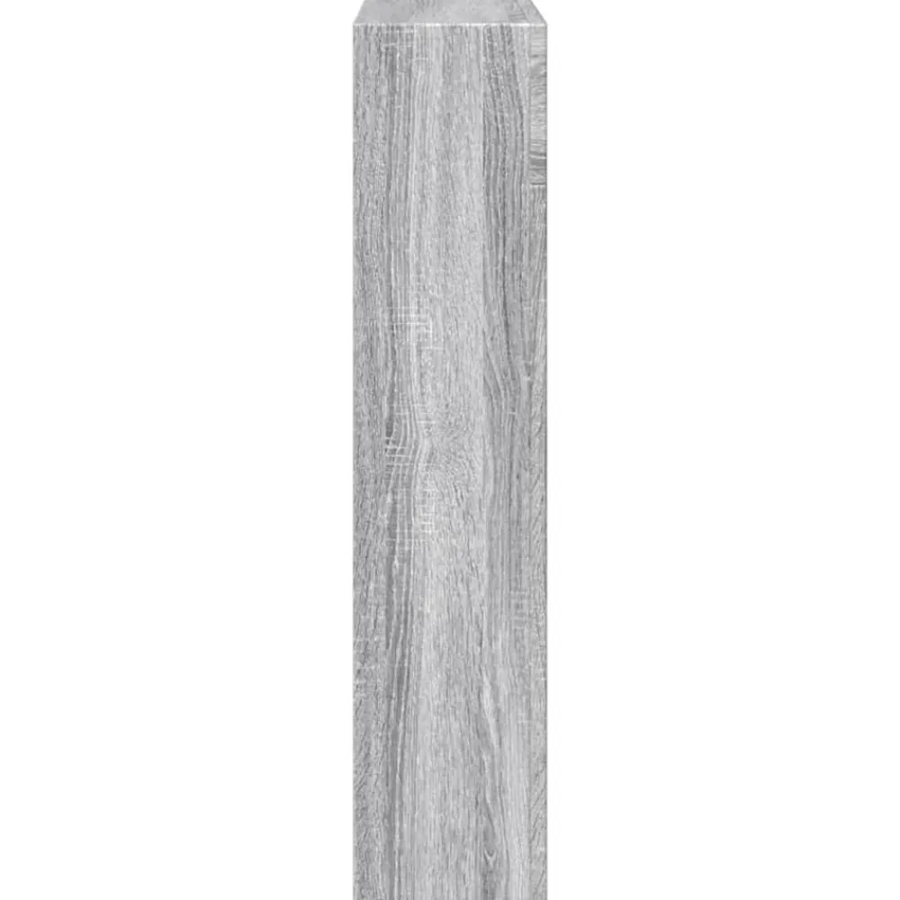 vidaXL Accesorios Para Hornos De Leña Y Chimeneas-Borde de chimenea madera ingeniería 81x18x82 cm