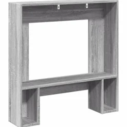 vidaXL Accesorios Para Hornos De Leña Y Chimeneas-Borde de chimenea madera ingeniería 81x18x82 cm
