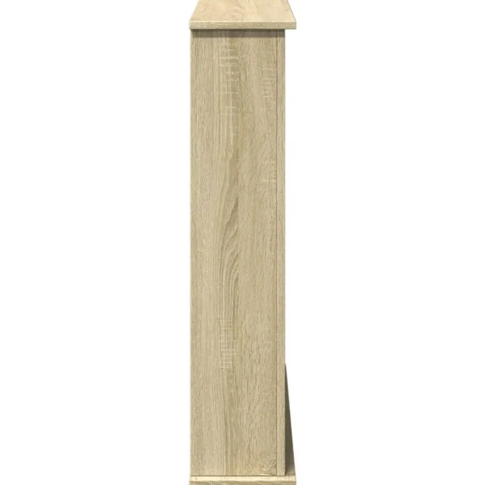 vidaXL Accesorios Para Hornos De Leña Y Chimeneas-Borde de chimenea madera ingeniería 75x20x87,5 cm