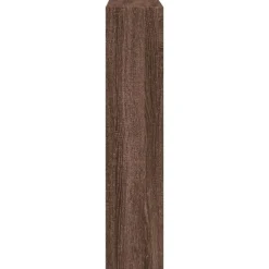 vidaXL Borde de chimenea madera ingeniería marrón roble 81x18x82 cm Marrón roble Clearance