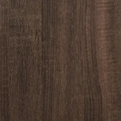 vidaXL Accesorios Para Hornos De Leña Y Chimeneas-Borde de chimenea madera ingeniería marrón roble 90x30x90 cm
