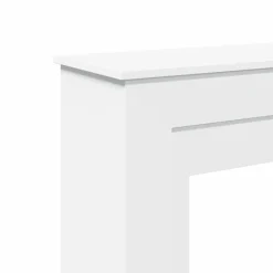 vidaXL Accesorios Para Hornos De Leña Y Chimeneas-Borde de chimenea madera de ingeniería 90x30x90 cm