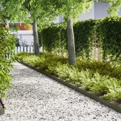 vidaXL Vallas De Jardín-Borde de Césped 10 pcs 100 x 0.05 x 20 cm