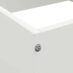 vidaXL Vallas De Jardín-Borde de Césped 40 x 40 x 13 cm Acero
