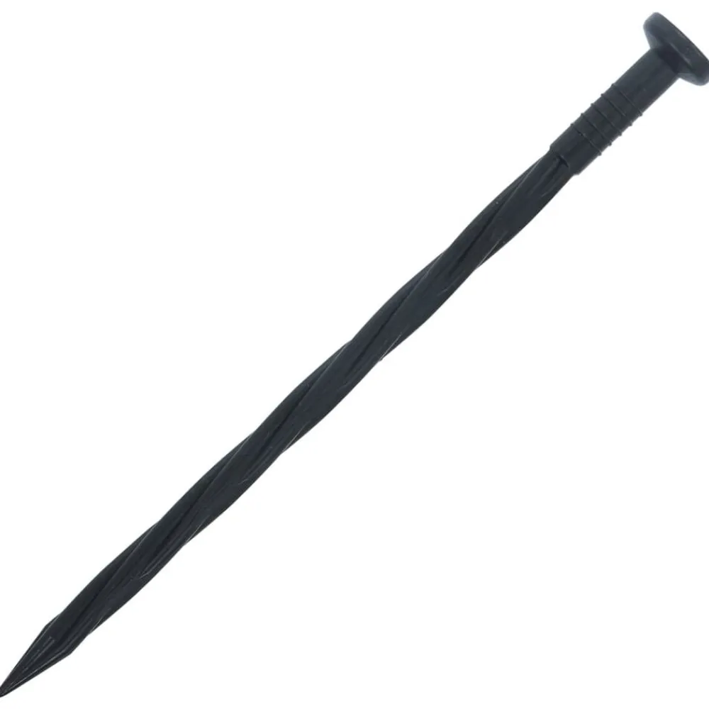 vidaXL Vallas De Jardín-Borde de césped flexible con 30 estacas 10 m 5 cm