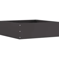 vidaXL Borde de Césped 40 x 40 x 13 cm Acero Negro Online