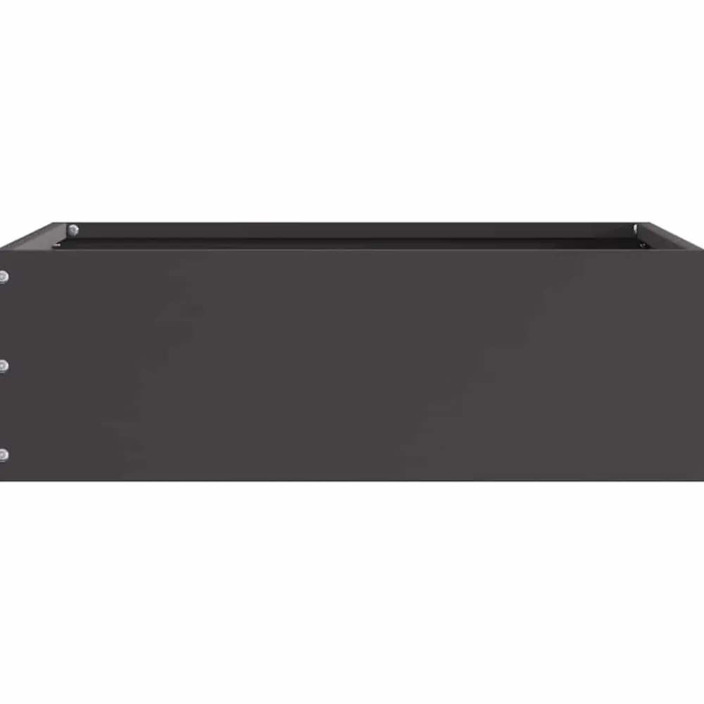 vidaXL Borde de Césped 40 x 40 x 13 cm Acero Negro Online