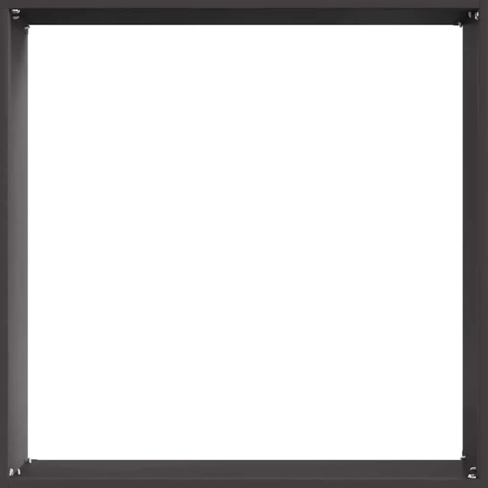 vidaXL Borde de Césped 40 x 40 x 13 cm Acero Negro Online