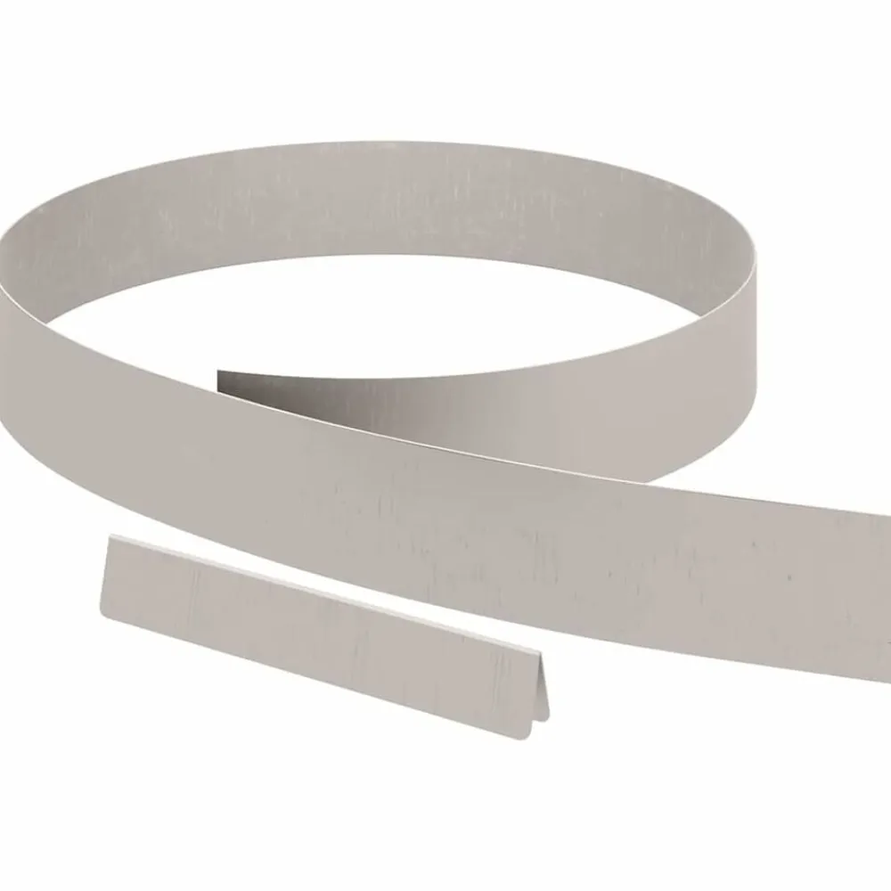 vidaXL Borde de Césped Oxidado 450 x 0.05 x 15 cm Acero autopatinable Acero oxidado Clearance