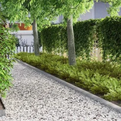vidaXL Borde de Césped Plateado 450 x 0.05 x 15 cm Acero galvanizado Outlet