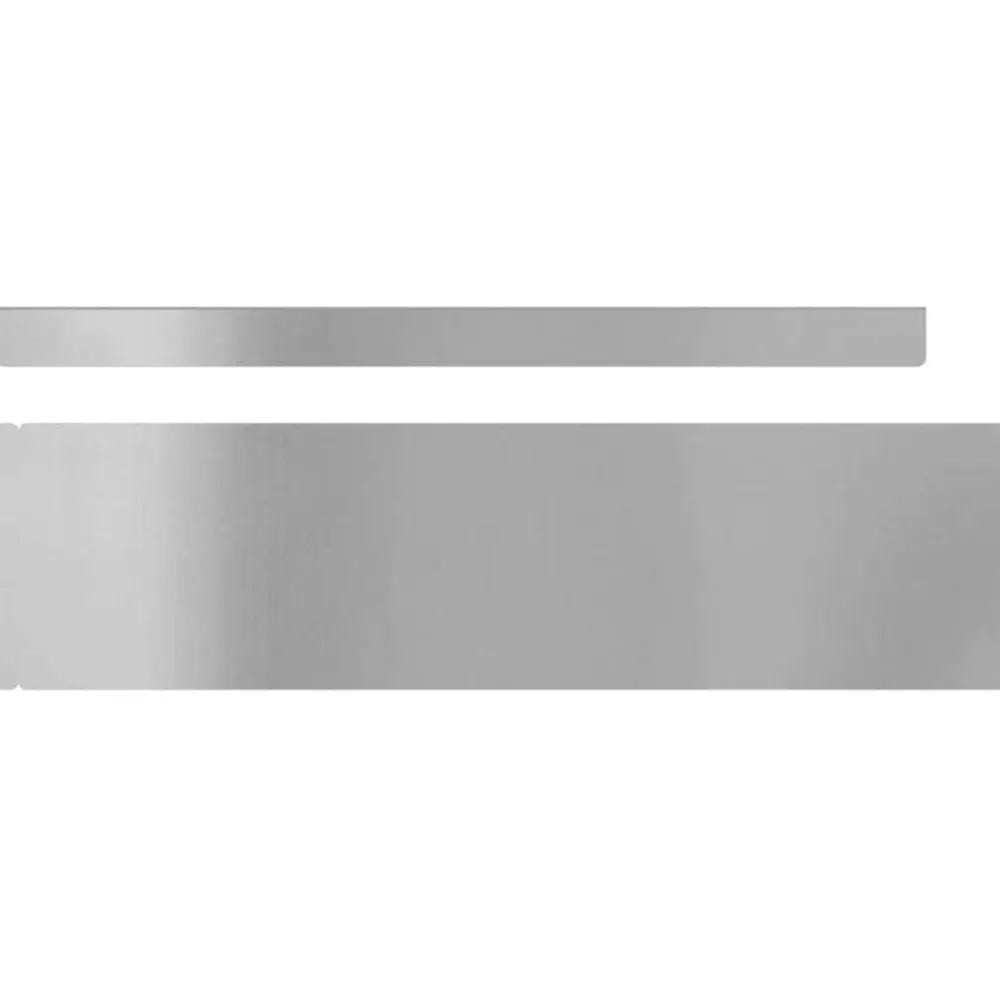vidaXL Borde de Césped Plateado 450 x 0.05 x 15 cm Acero galvanizado Outlet