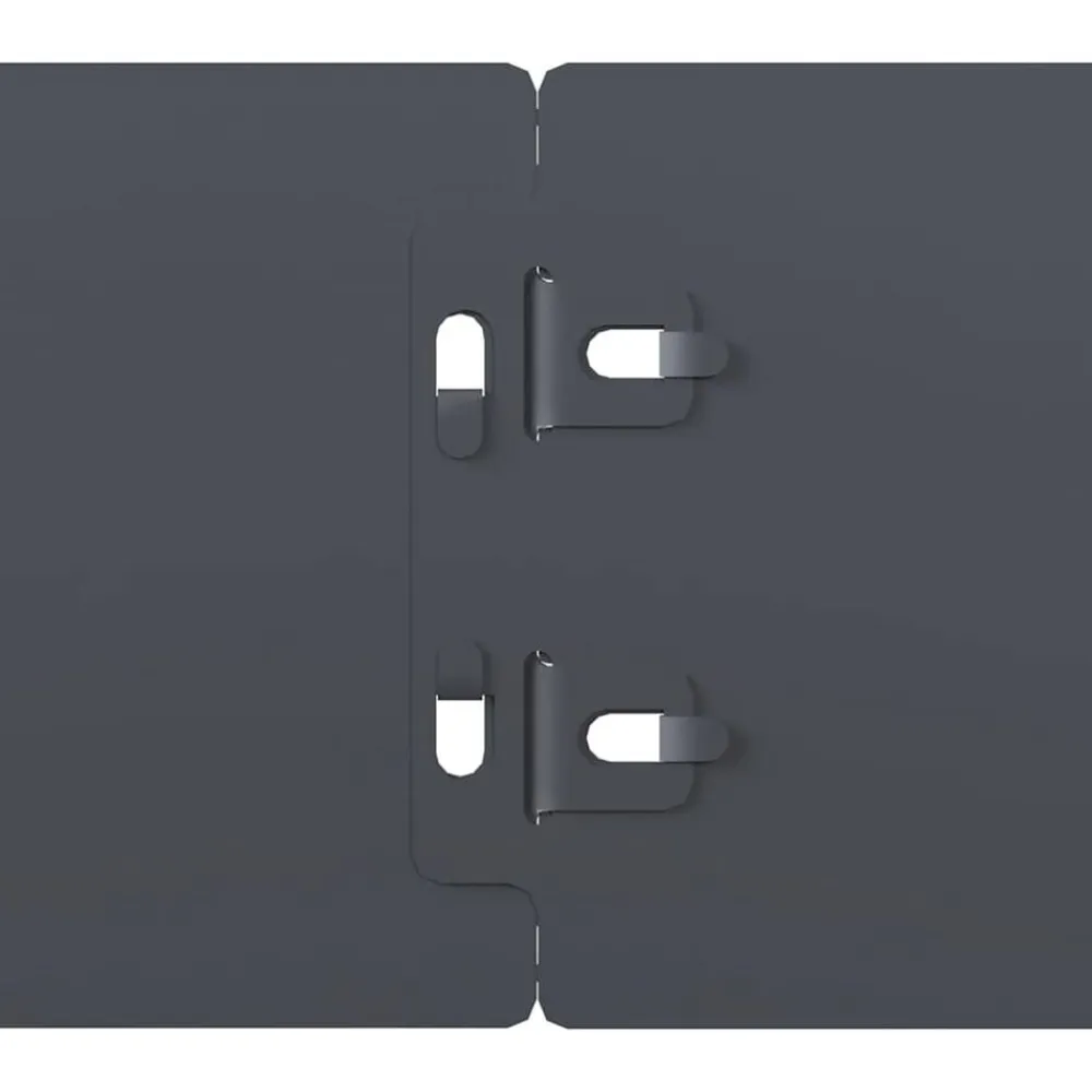 vidaXL Bordes césped 10 uds 10x103 cm acero laminado frío Antracita Hot
