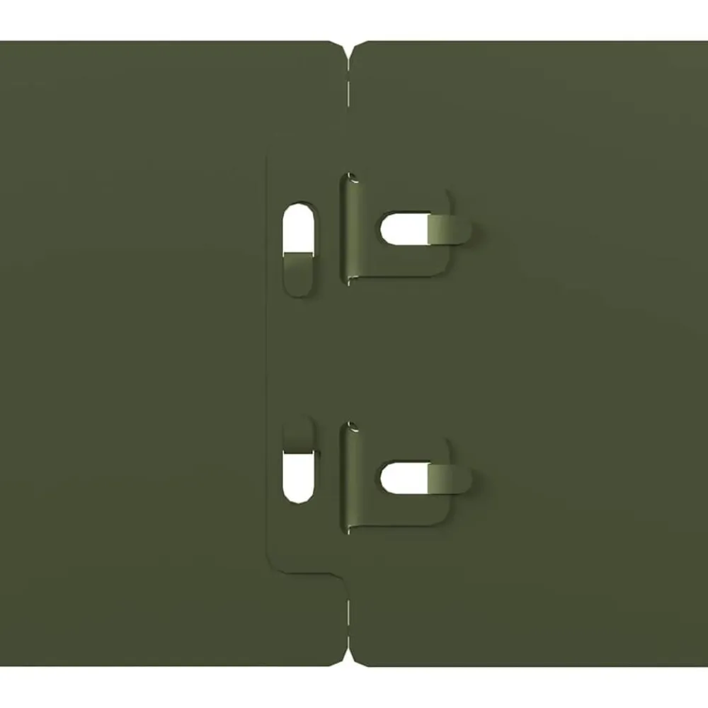 vidaXL Vallas De Jardín-Bordes césped 10 uds acero laminado frío 10x103 cm