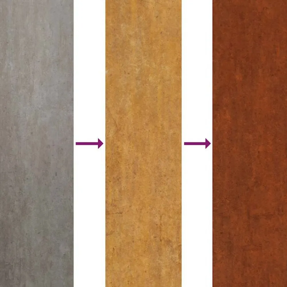 vidaXL Vallas De Jardín-Bordes de césped acero corten flexible 10 piezas 10x103 cm
