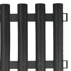 vidaXL Bordes de jardín 17 unidades PP 10 m Antracita New