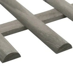vidaXL Bordes de jardín 10 unidades madera de abeto 4,4 m Gris Outlet