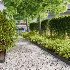 vidaXL Vallas De Jardín-Bordes para césped 10 uds acero laminado frío 10x103 cm