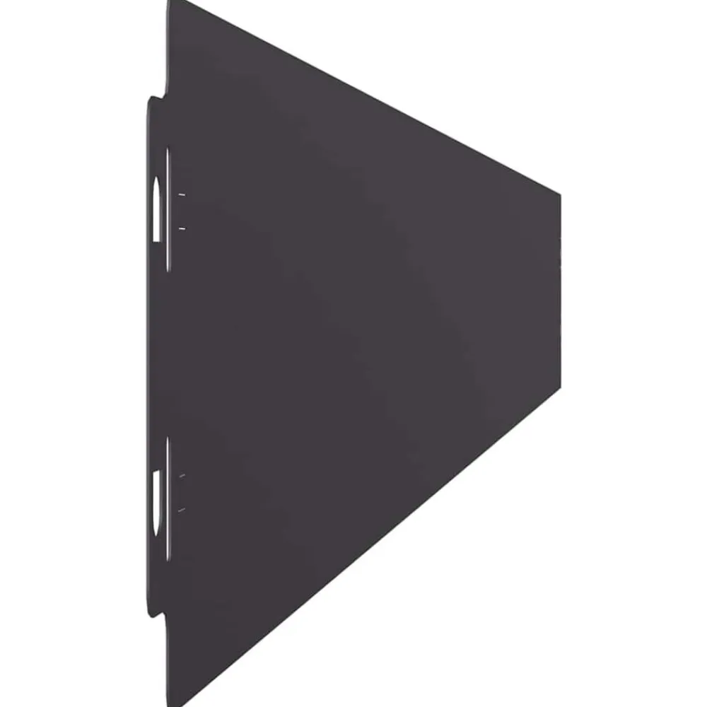 vidaXL Vallas De Jardín-Bordes para césped 10 uds acero laminado frío 10x103 cm
