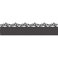 vidaXL Vallas De Jardín-Borduras para césped 10 pcs 103 x 0,05 x 22 cm Acero
