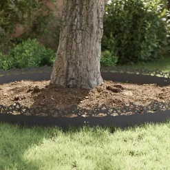 vidaXL Vallas De Jardín-Borduras para césped 10 pcs 103 x 0,05 x 22 cm Acero