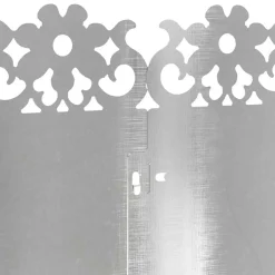 vidaXL Borduras para césped 10 pcs Plateado 103 x 0,05 x 22 cm Acero inoxidable Sale