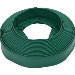 vidaXL Borduras para césped Verde 2000 x 4 x 5 cm Plástico New