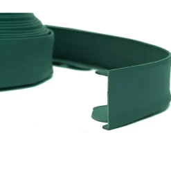 vidaXL Borduras para césped Verde 2000 x 4 x 5 cm Plástico New