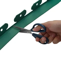 vidaXL Borduras para césped Verde 2000 x 4 x 5 cm Plástico New