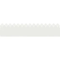 vidaXL Borduras para césped 10 pcs 103 x 0,05 x 22 cm Acero White Sale