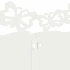 vidaXL Vallas De Jardín-Borduras para césped 10 pcs 103 x 0,05 x 22 cm Acero