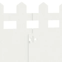 vidaXL Vallas De Jardín-Borduras para césped 10 pcs 103 x 0,05 x 22 cm Acero