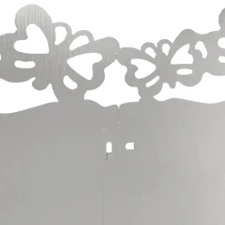 vidaXL Vallas De Jardín-Borduras para césped 10 pcs Plateado 103 x 0,05 x 22 cm