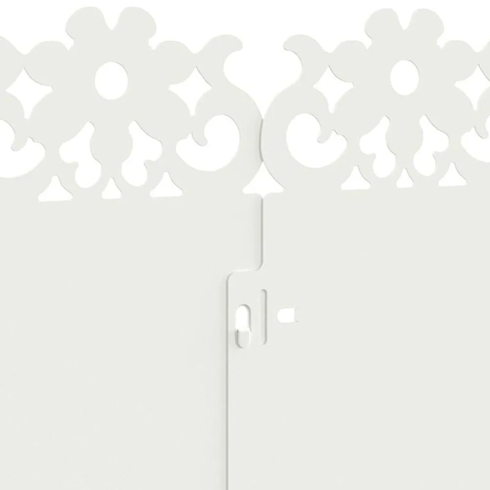 vidaXL Vallas De Jardín-Borduras para césped 10 pcs 103 x 0,05 x 22 cm Acero