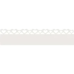 vidaXL Borduras para césped 10 pcs 103 x 0,05 x 22 cm Acero White Hot