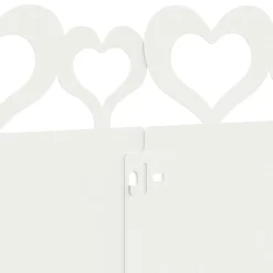 vidaXL Borduras para césped 10 pcs 103 x 0,05 x 22 cm Acero White Hot