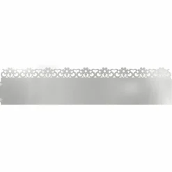 vidaXL Vallas De Jardín-Borduras para césped 10 pcs Plateado 103 x 0,05 x 22 cm