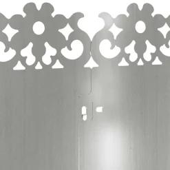 vidaXL Vallas De Jardín-Borduras para césped 10 pcs Plateado 103 x 0,05 x 22 cm