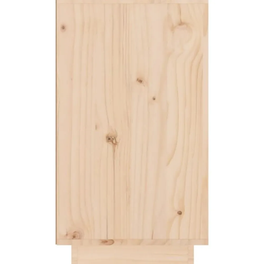 vidaXL Botellero madera maciza de pino 23x34x61 cm Natural Sale