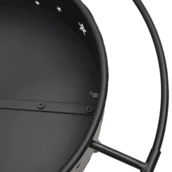 vidaXL Chimeneas-Brasero con atizador acero XXL 70 cm