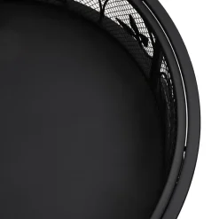 vidaXL Brasero con atizador acero XXL 50 cm