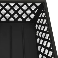 vidaXL Chimeneas-Brasero con atizador acero XXL 64 cm