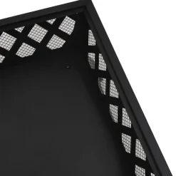 vidaXL Chimeneas-Brasero con atizador acero XXL 50 cm