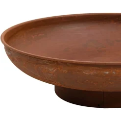 vidaXL Chimeneas-Brasero de acero 57 cm