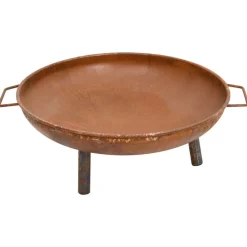 vidaXL Chimeneas-Brasero de acero 67,5x58x22,5 cm