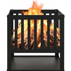 vidaXL Brasero de acero 40x40x40 cm Discount